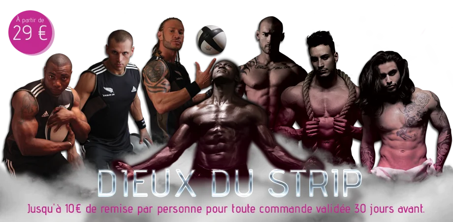 DÎNER SPECTACLE CHIPPENDALES à PARIS pas cher